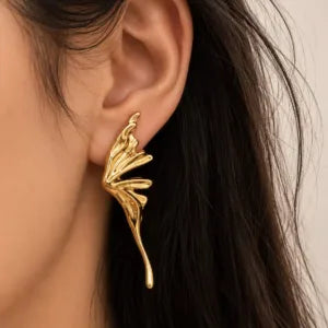 Golden Wings Earring