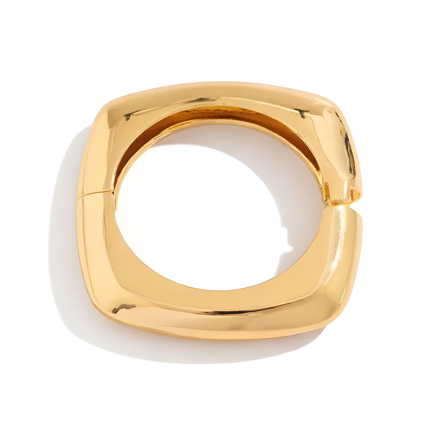 Golden Square Bangle