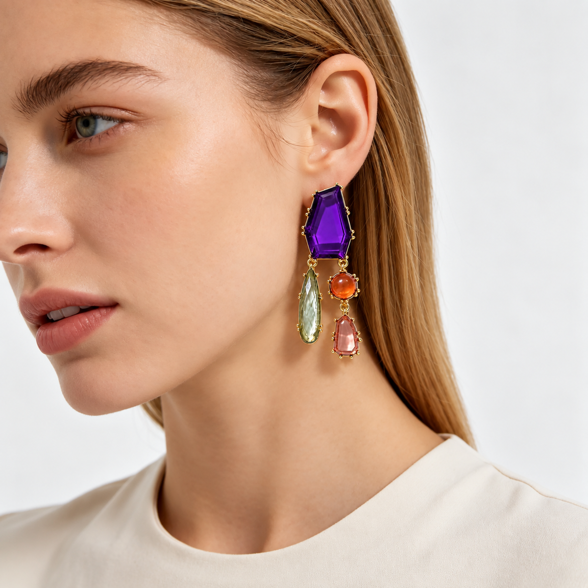 Royal Amethyst Earrings
