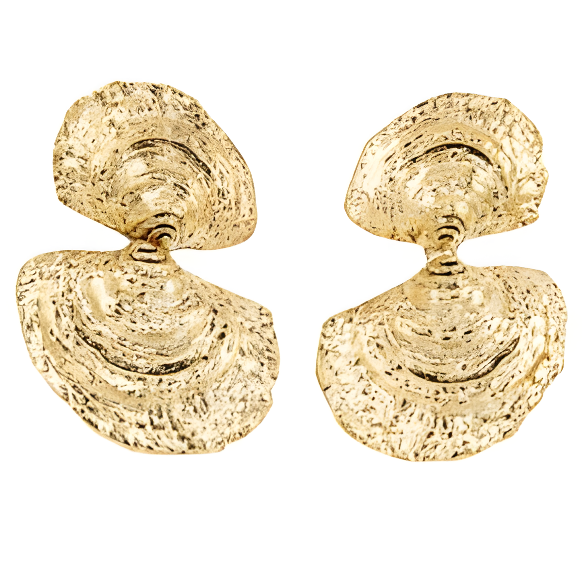 Golden Fashion Shell Earrings