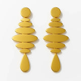 Golden Sun Layers Earring