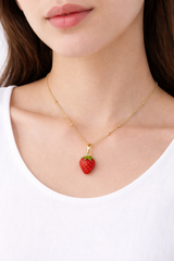 Strawberry necklace