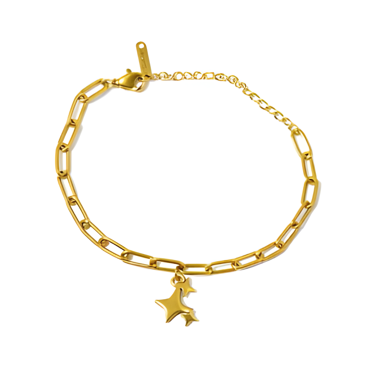 Golden Star Charm Bracelet