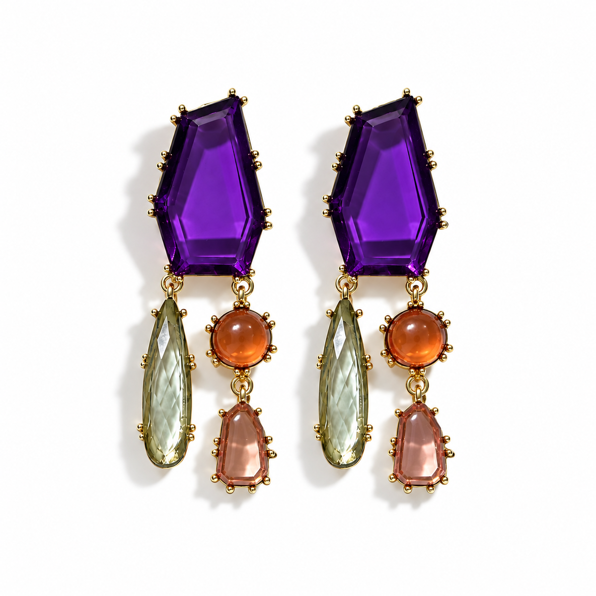 Royal Amethyst Earrings