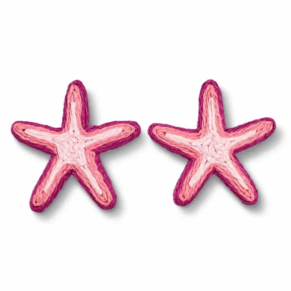 Pink Starfish Earrings