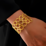 Golden Circle Cuff bracelet