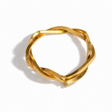 Twisted Gold Flex Necklace