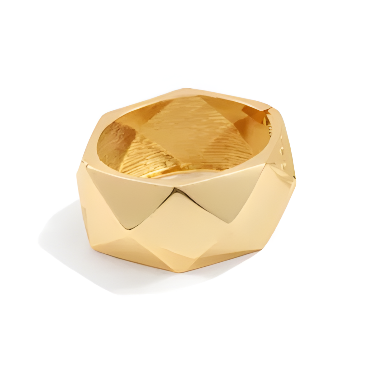 Golden Geometric Cuff