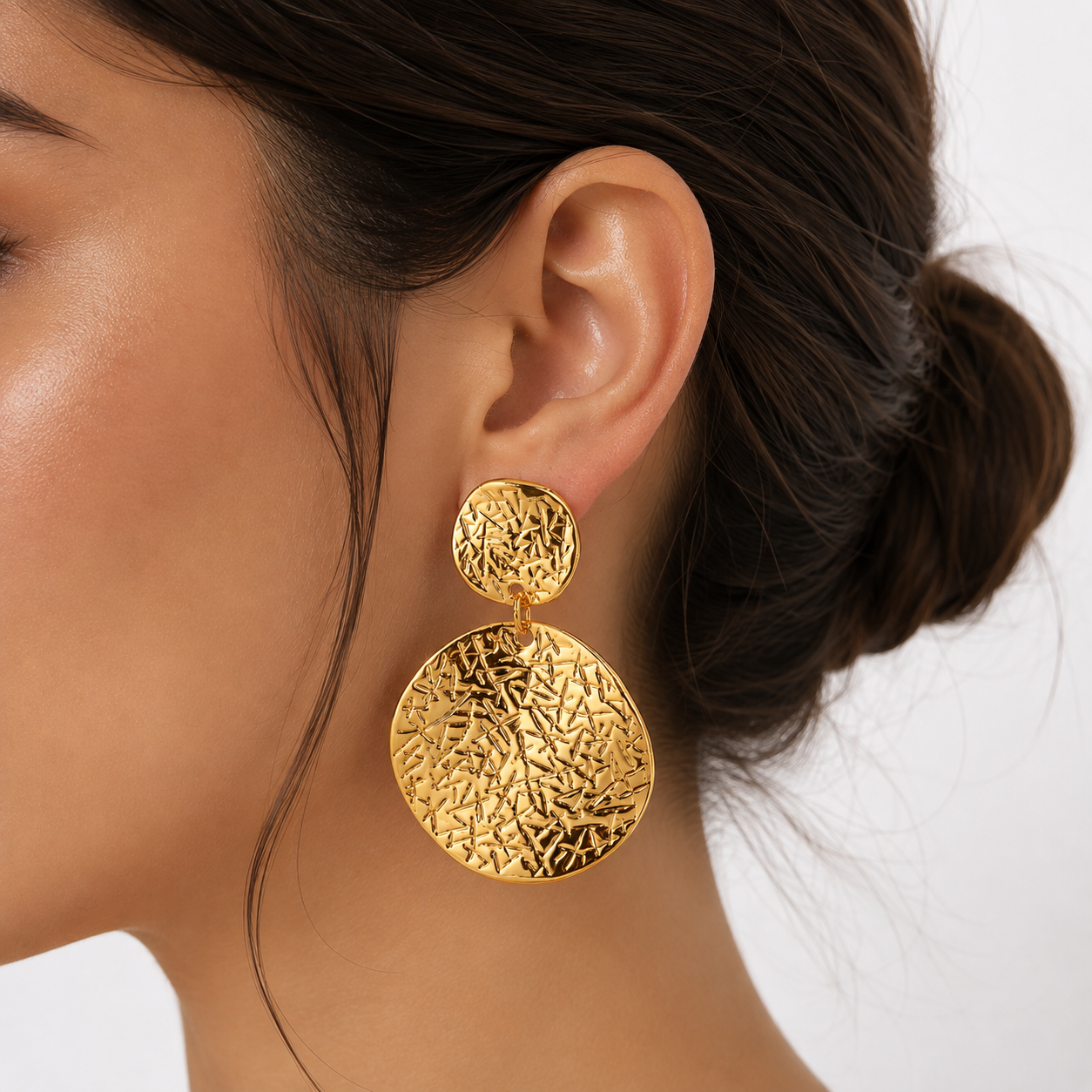 Solara Textured Earrings