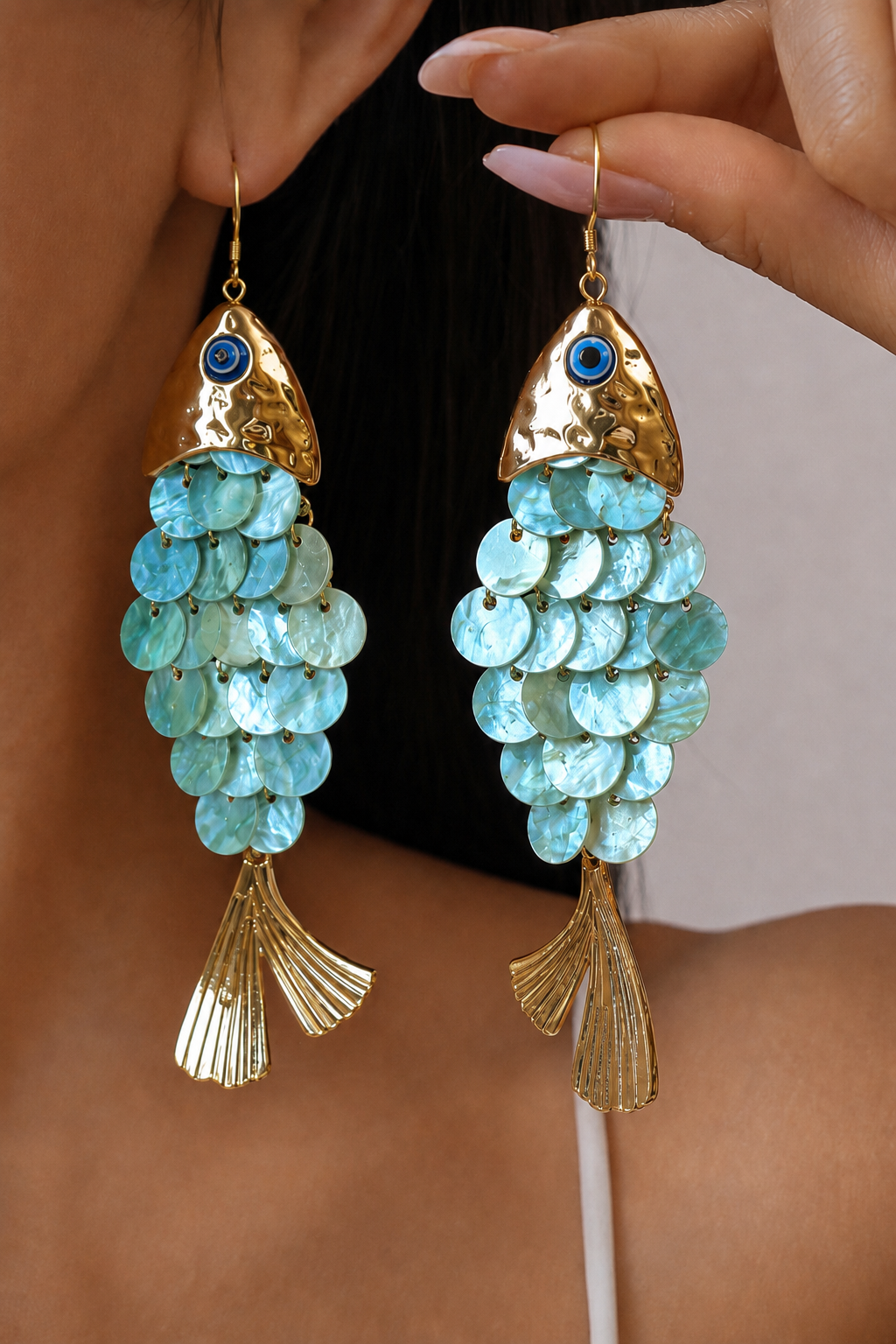 Fish Shell Earrings
