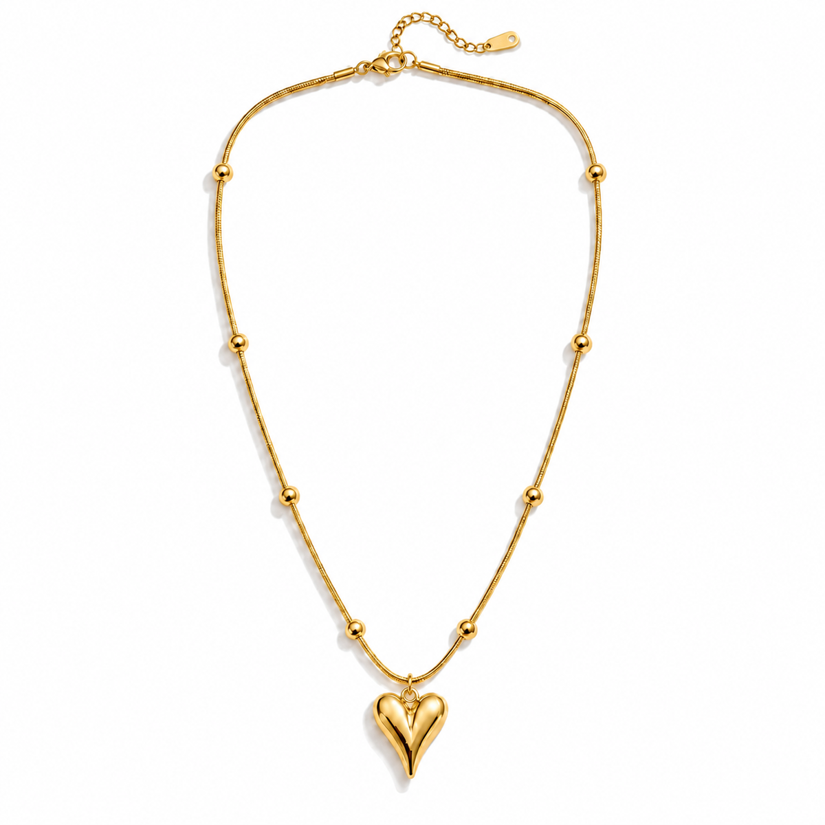 Golden Heartbeat Necklace