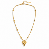 Golden Heartbeat Necklace