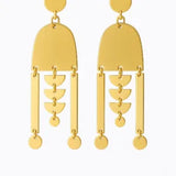 Golden Arch Drop Earring