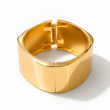 Sculpted Gold Bangle
