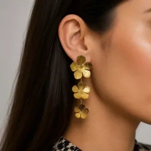 Flower Drop Earrings
