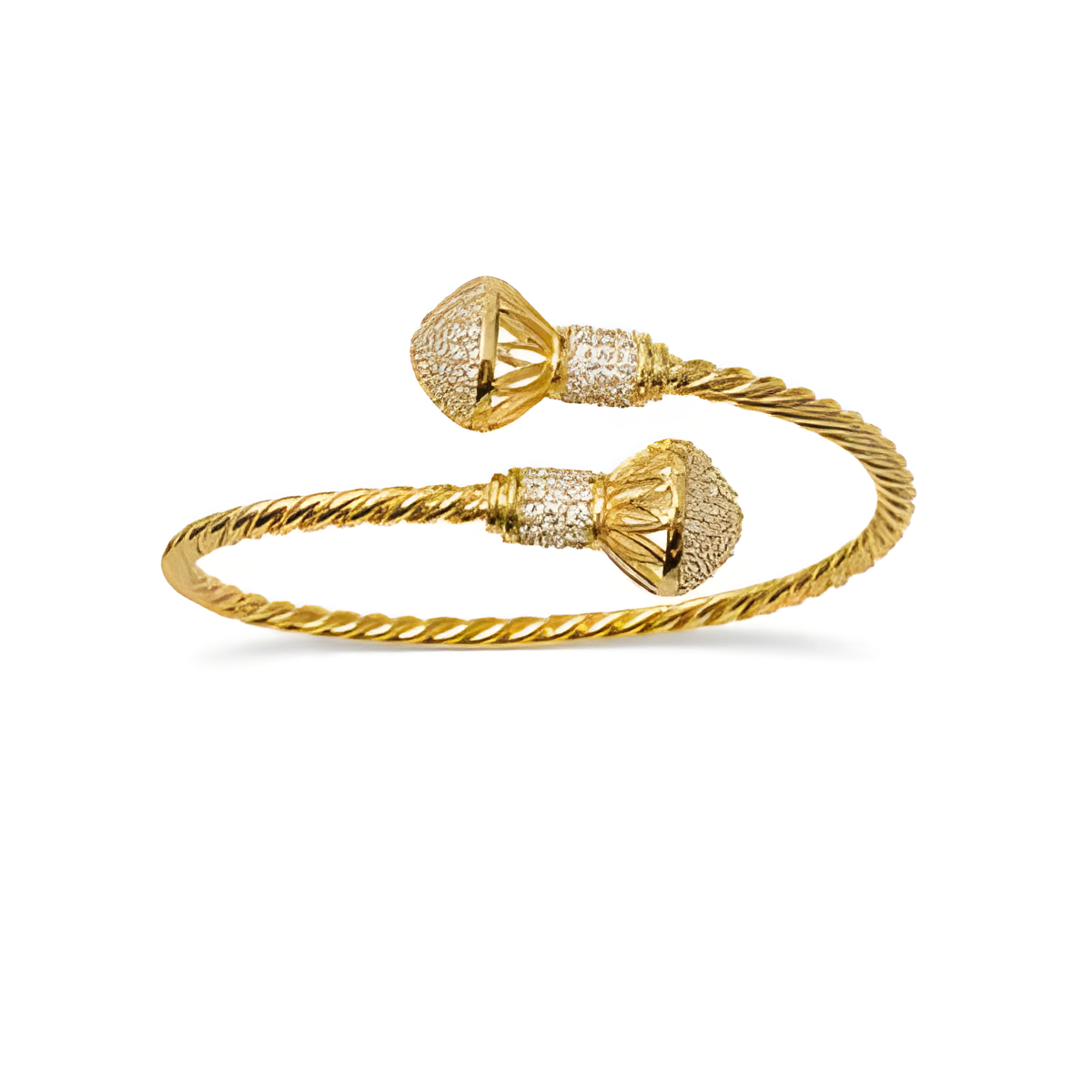 Diamond Twist Bangle