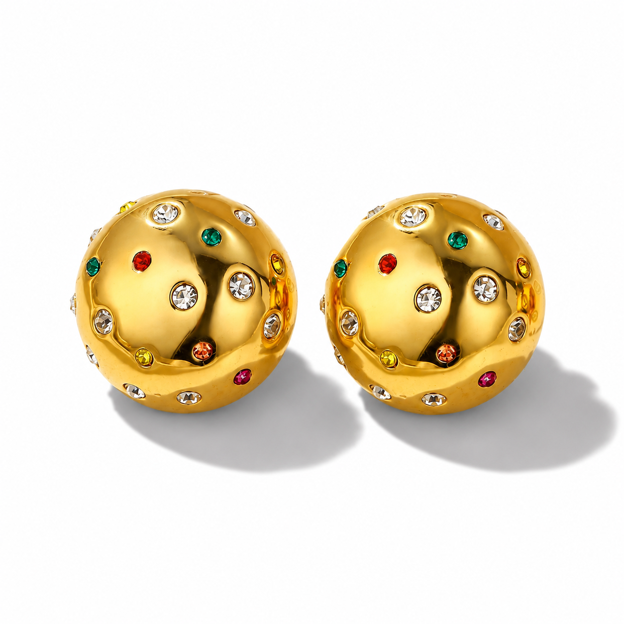 Golden Orbit Earrings