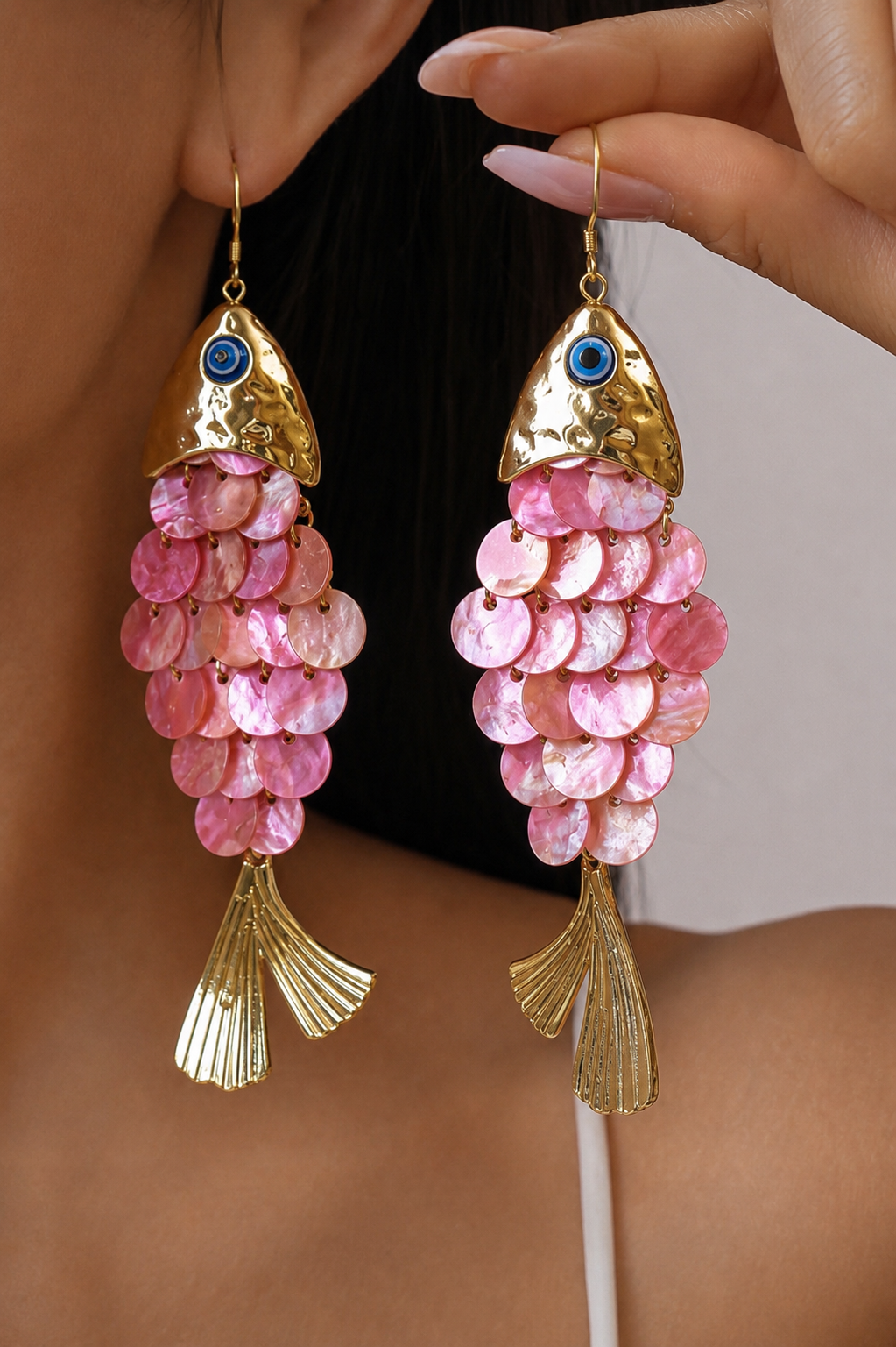 Fish Shell Earrings