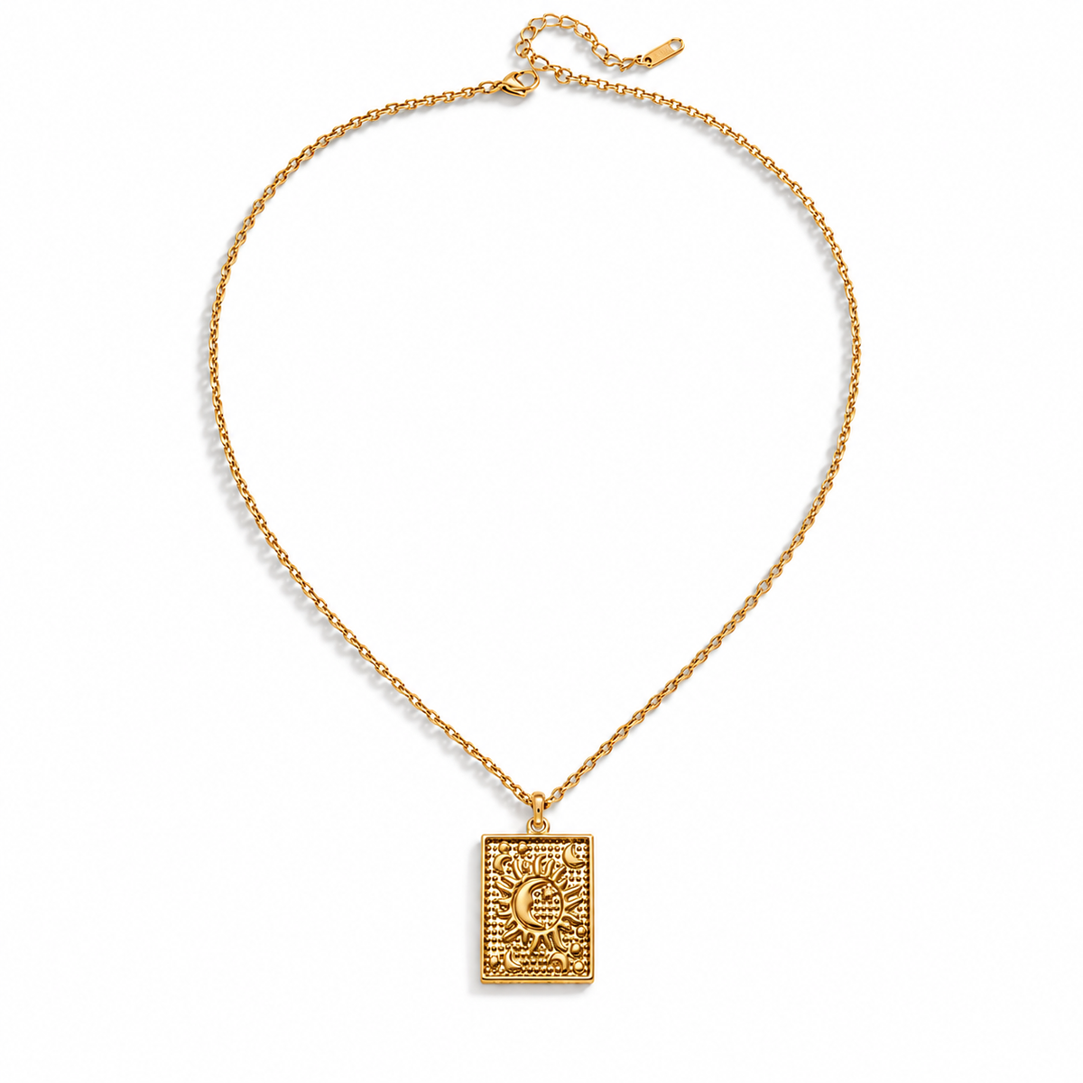 Necklace sun & moon