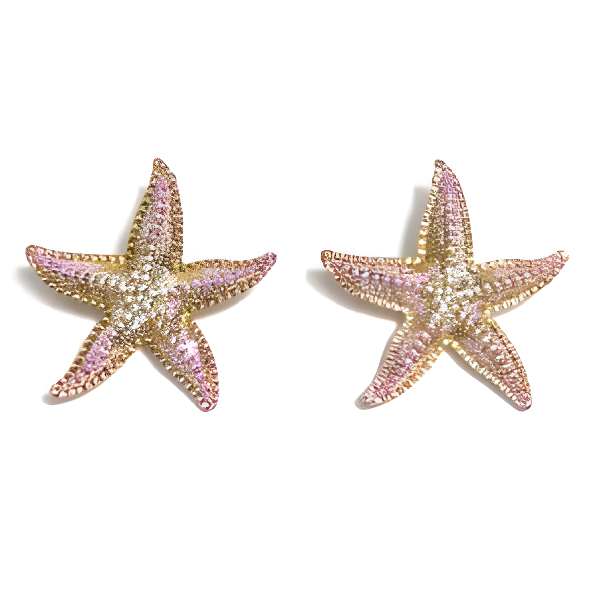 Pink Starfish Earrings