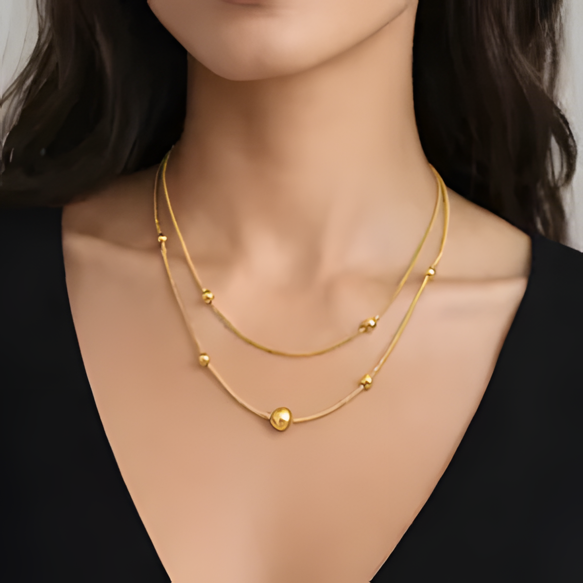 Golden Layers Necklace