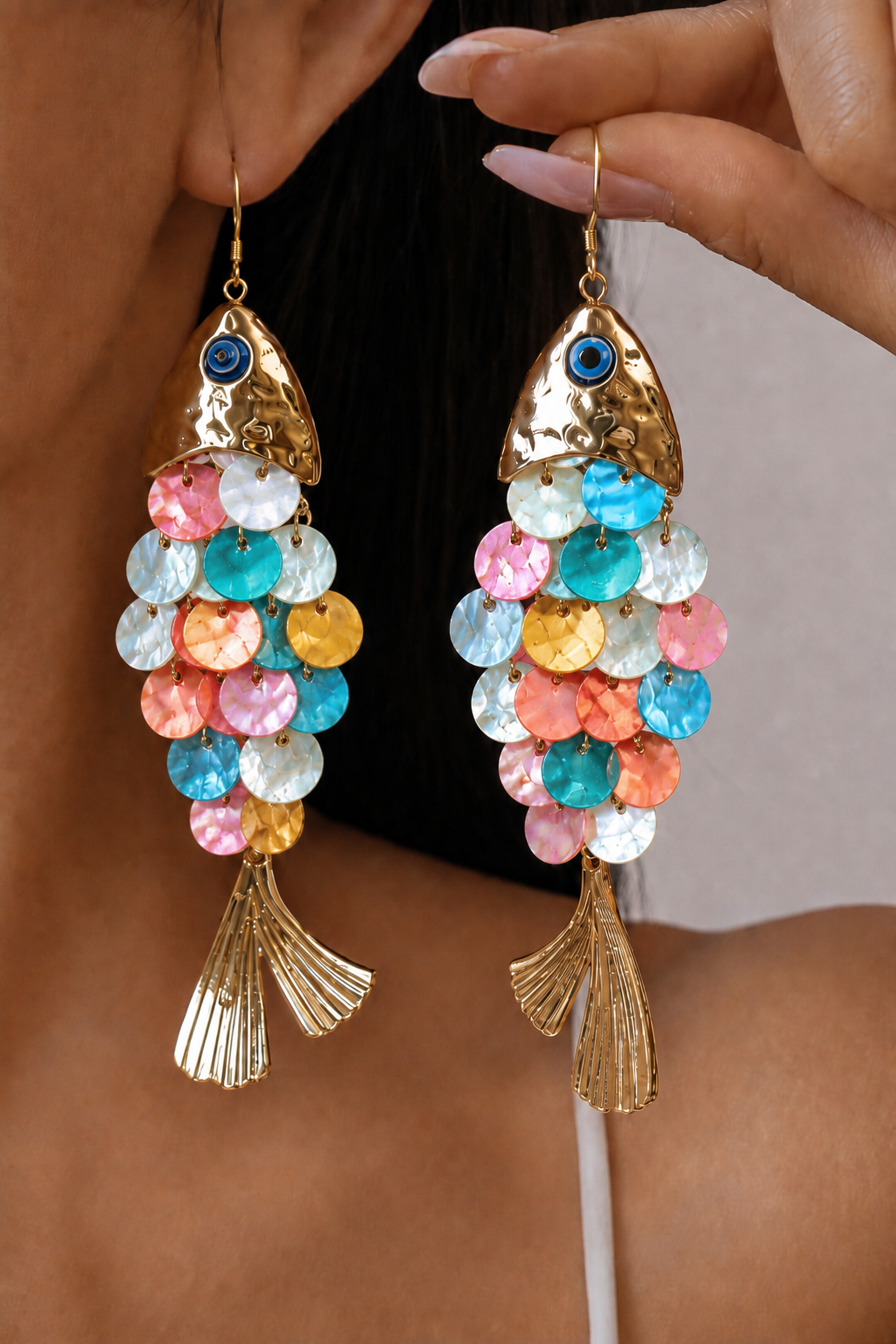 Fish Shell Earrings
