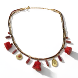 Royal Coral  necklace