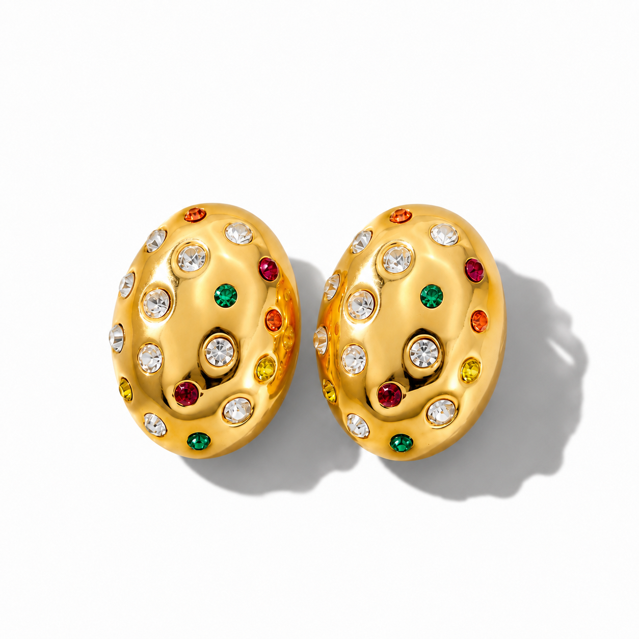 Golden Galaxy Earrings