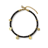 LV Black Charm Bracelet