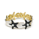Midnight Starfish Bracelet