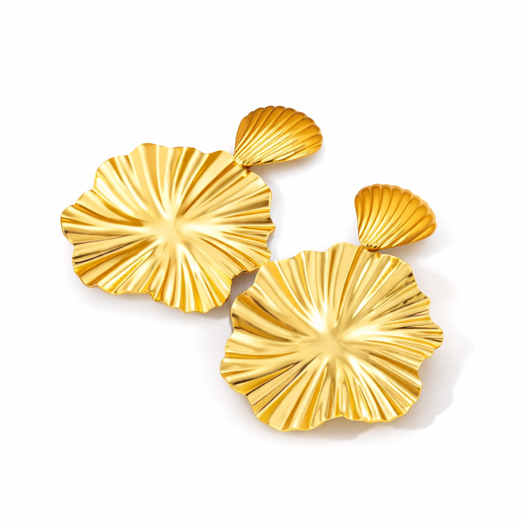 Golden Blossom Earrings
