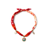 Scarlet Sun Charm Necklace