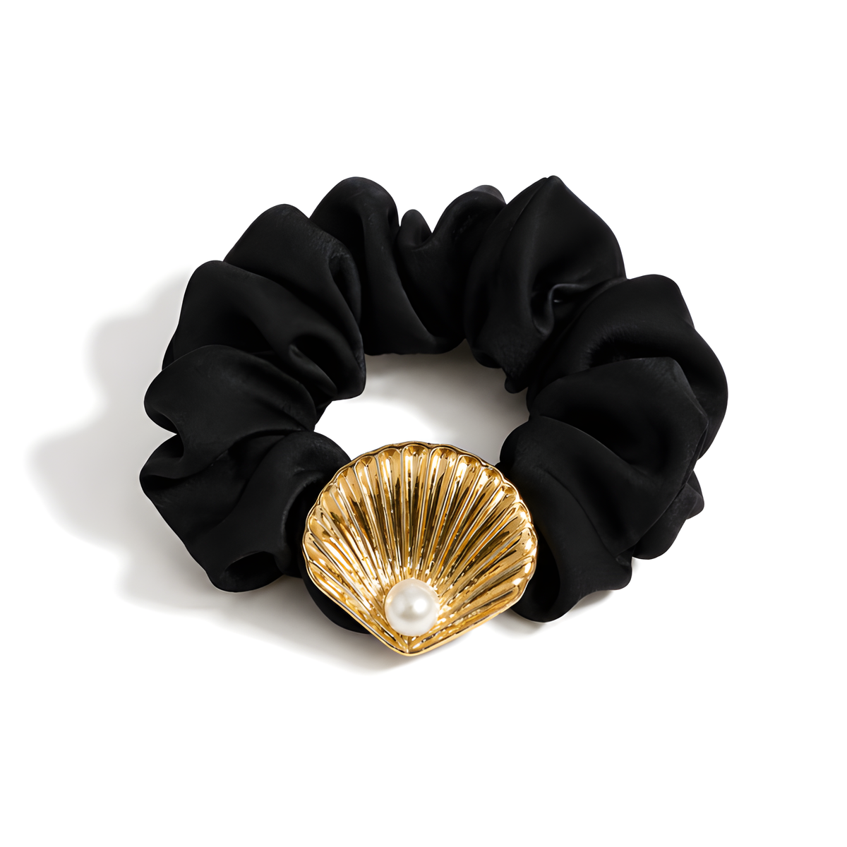 Pearl Shell Scrunchie