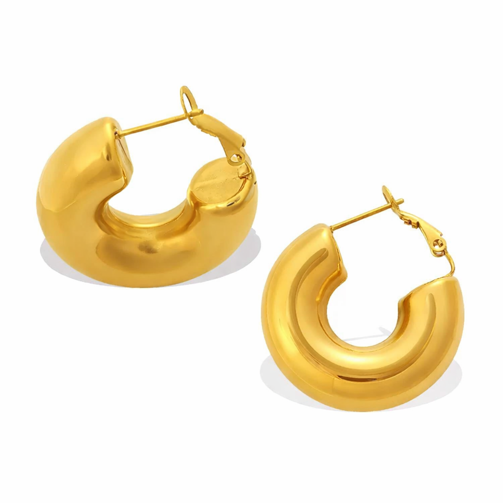 Earring Golden Loop