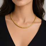 Golden Mesh Necklace