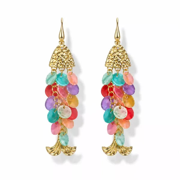 Rainbow Fish Earrings