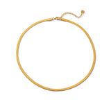 Golden curve necklace