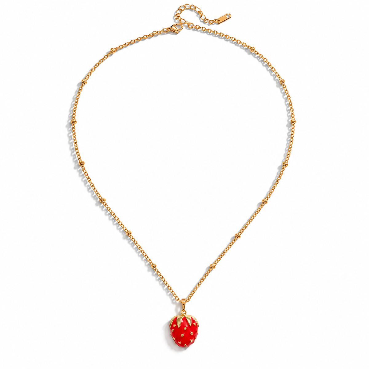 Necklace Ruby Drop
