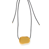 Golden Pebble Necklace