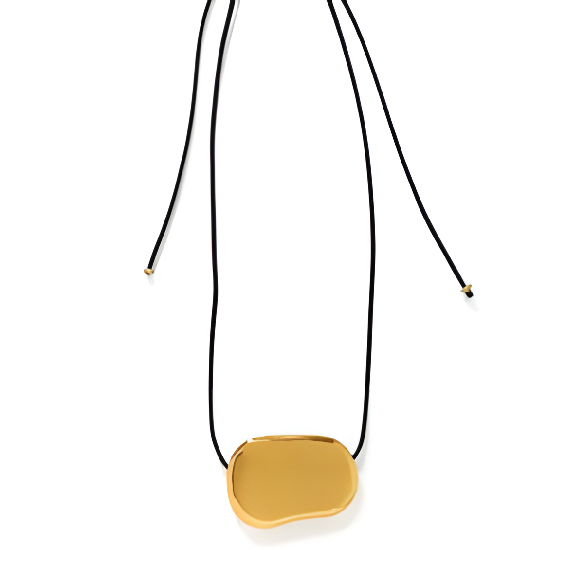Golden Pebble Necklace