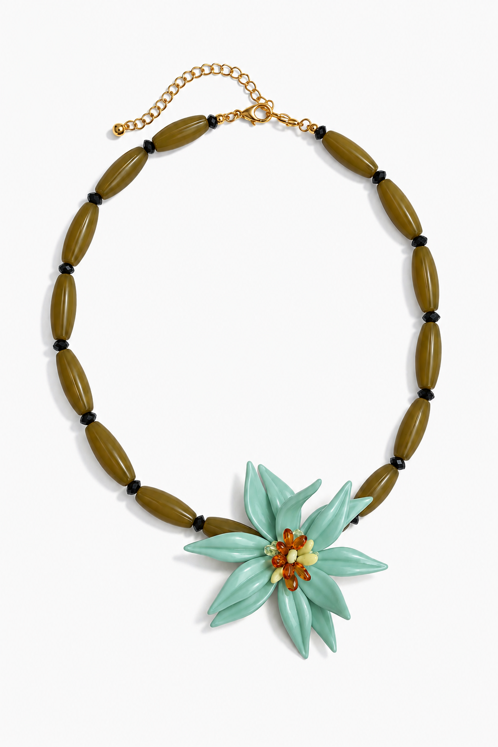Aqua Bloom Necklace