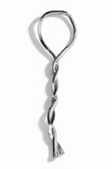 Silver Twist Snake Chain Necklace