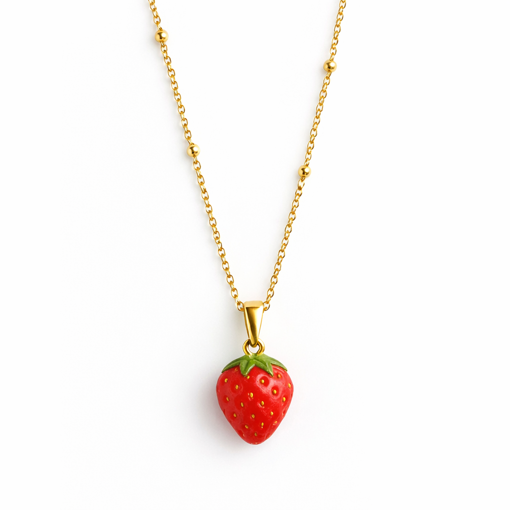 Strawberry necklace