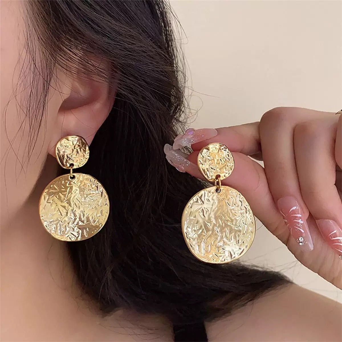 Solara Textured Earrings