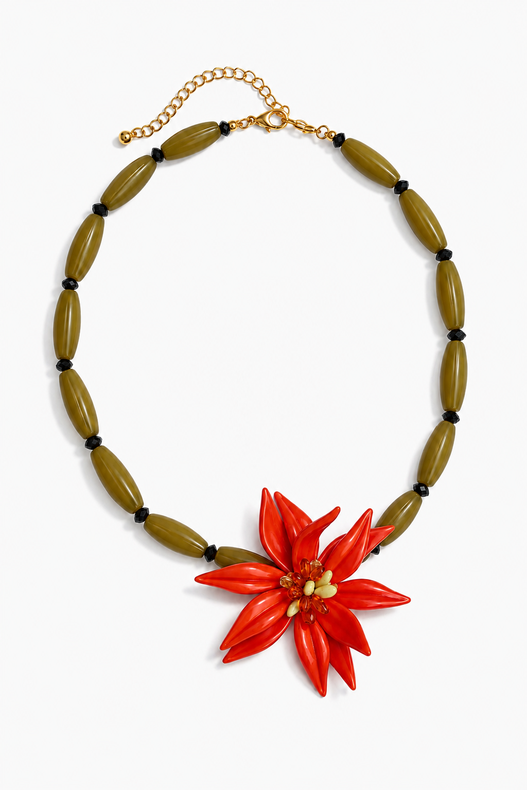 Ruby Bloom Necklace