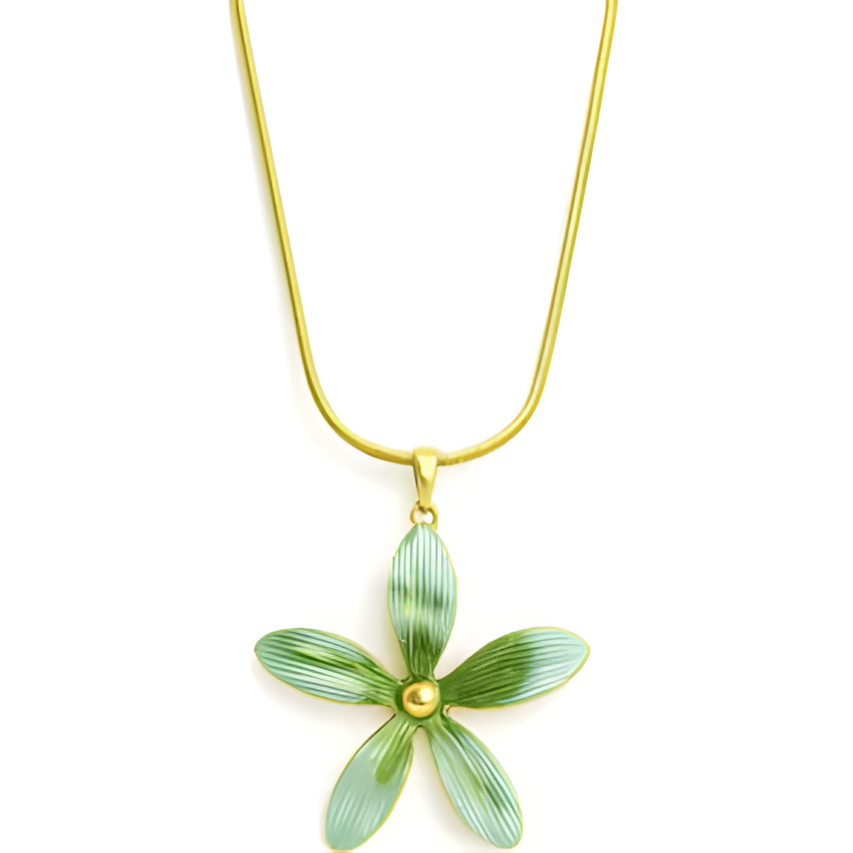 Green Bloom Necklace