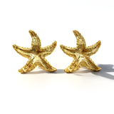 Golden Sea Star Earrings