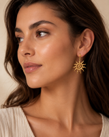 Sun Spiral Earring