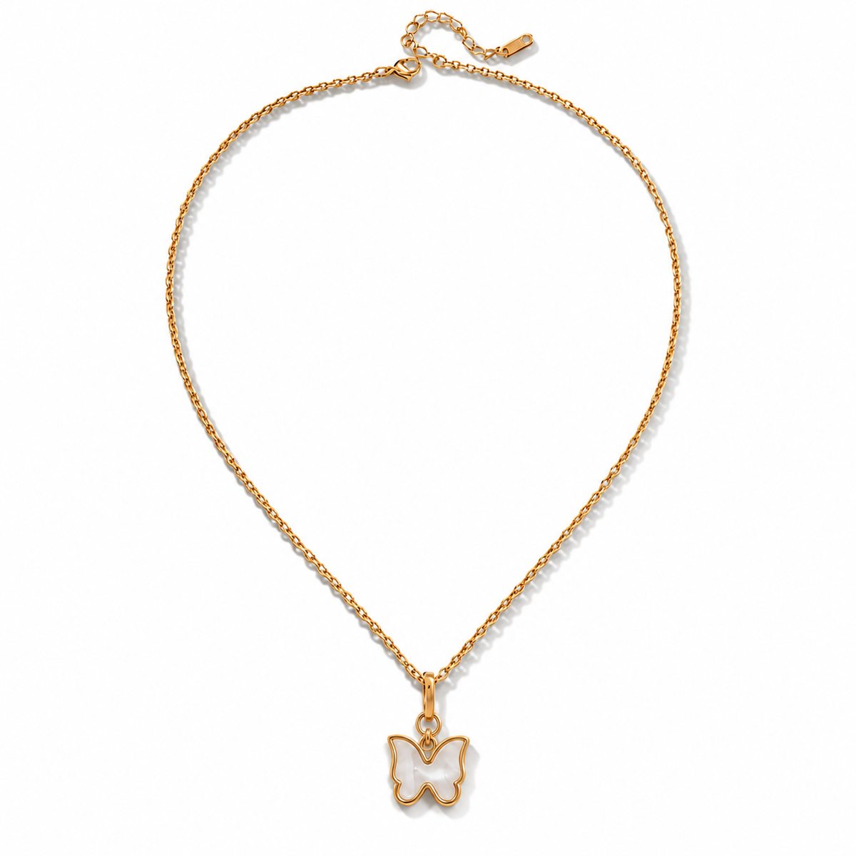 Pearl Butterfly Necklace