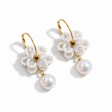 Pearl Blossom Earrings